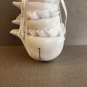 Rae Dunn White Ceramic Measuring Cups